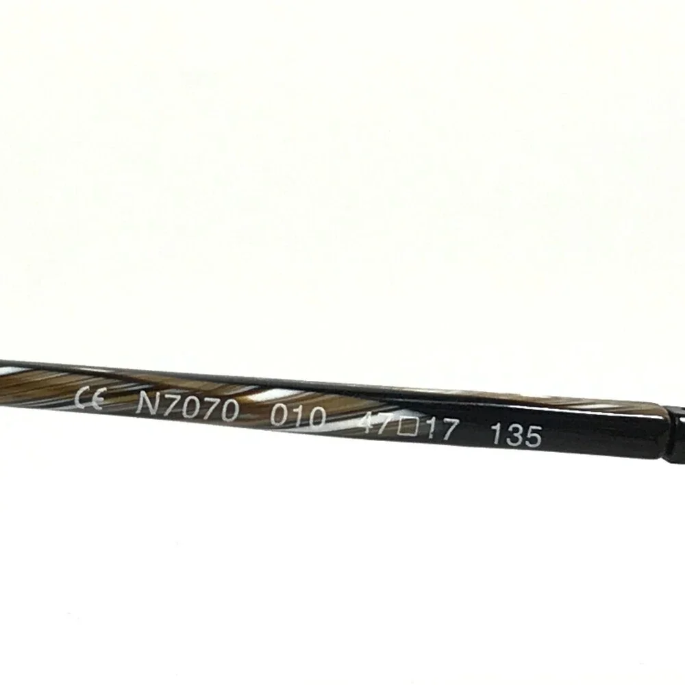 Nautica Eyeglasses Frames N7070 010 Black Rectangular Full Rim 47-17-135